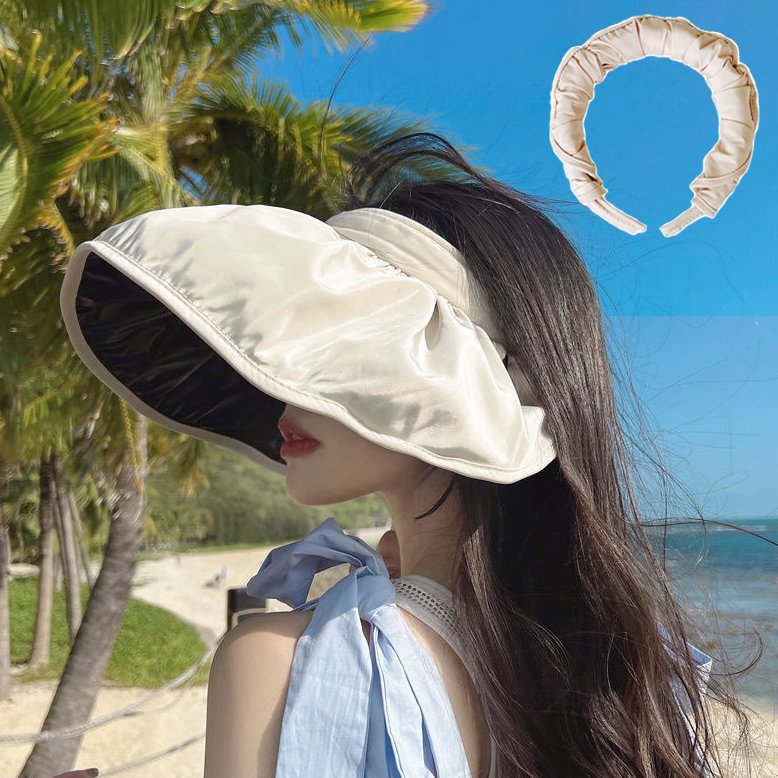 Women's Cycling Sun Hat - UV Face Covering Outdoor Protection