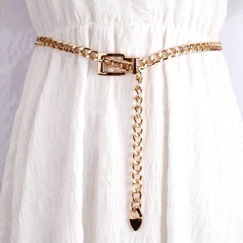 Gold & Silver Waist Chain Fashion Personality Belt for Women