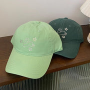 Spring Summer Thin Peaked Cap Embroidered Baseball Hat Large Sun Protection