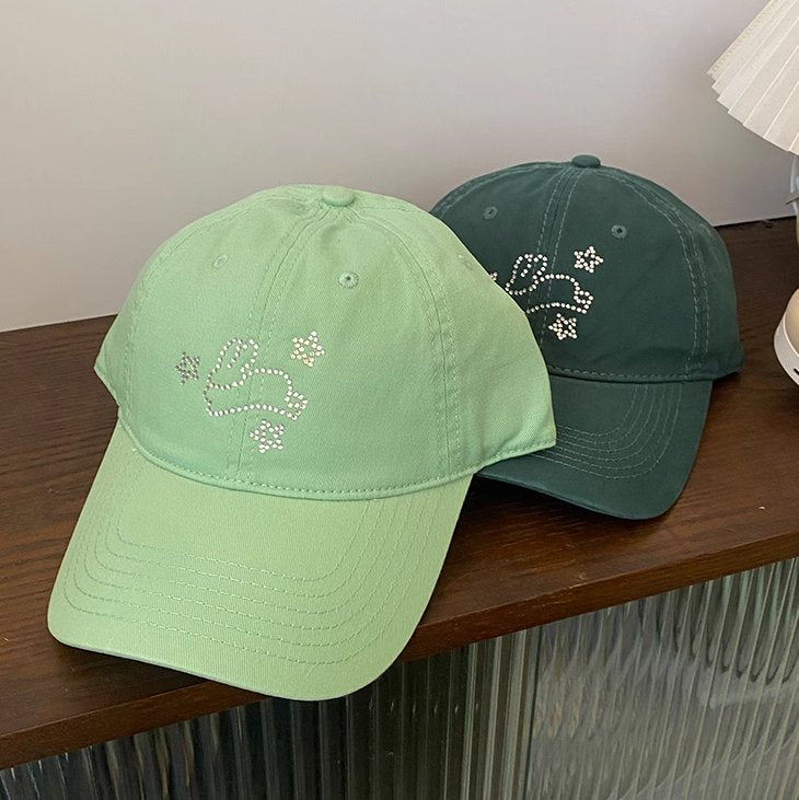 Spring Summer Thin Peaked Cap Embroidered Baseball Hat Large Sun Protection