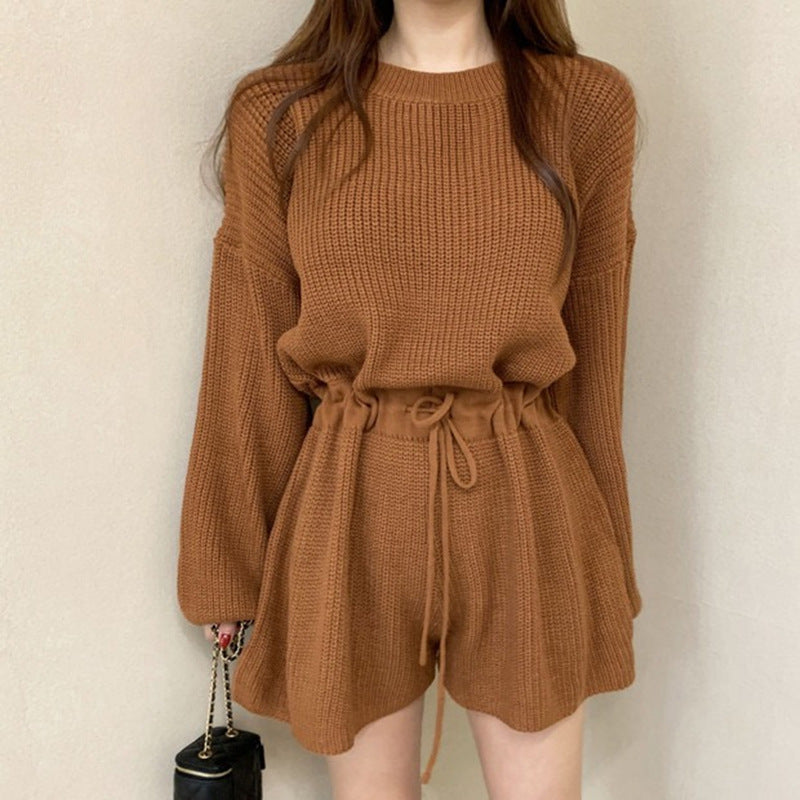 Women's Retro Tie-Up Wide Leg Romper