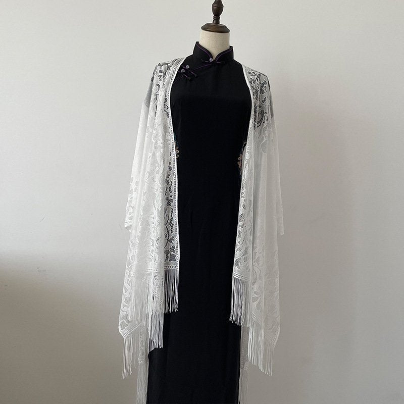 Summer Tassel Shawl for Women - Elegant Warmth