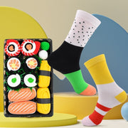 Fun Food Socks Gift Set for Women