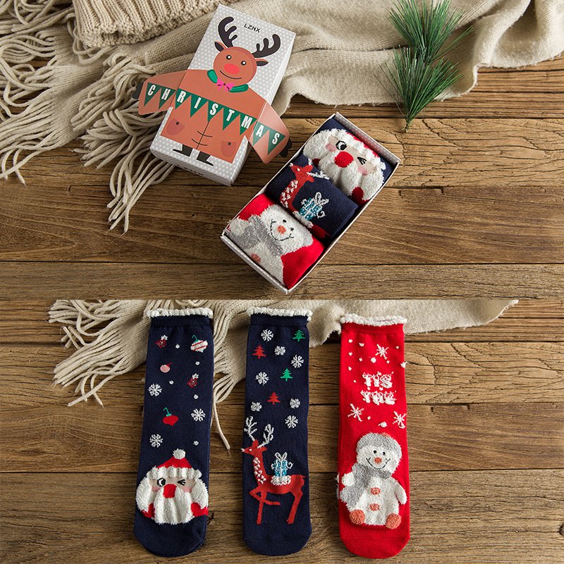 Thickened Warm Christmas Socks for Women