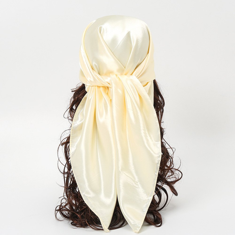 90 Colors Summer Scarf for Women Large Square Kerchief