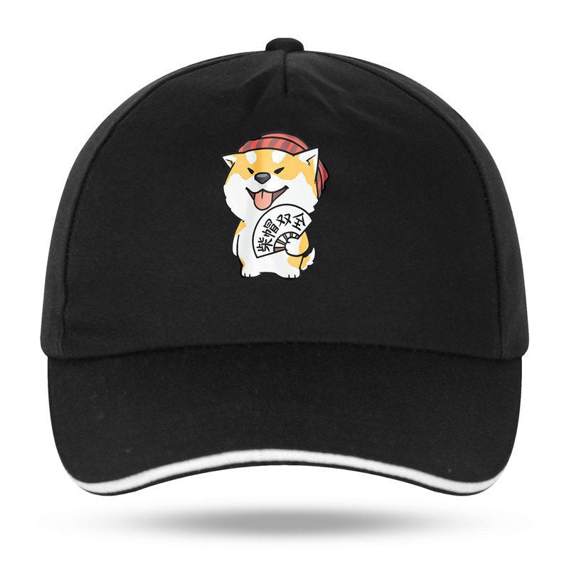 Adjustable Baseball Cap for Women - Shiba Inu Design