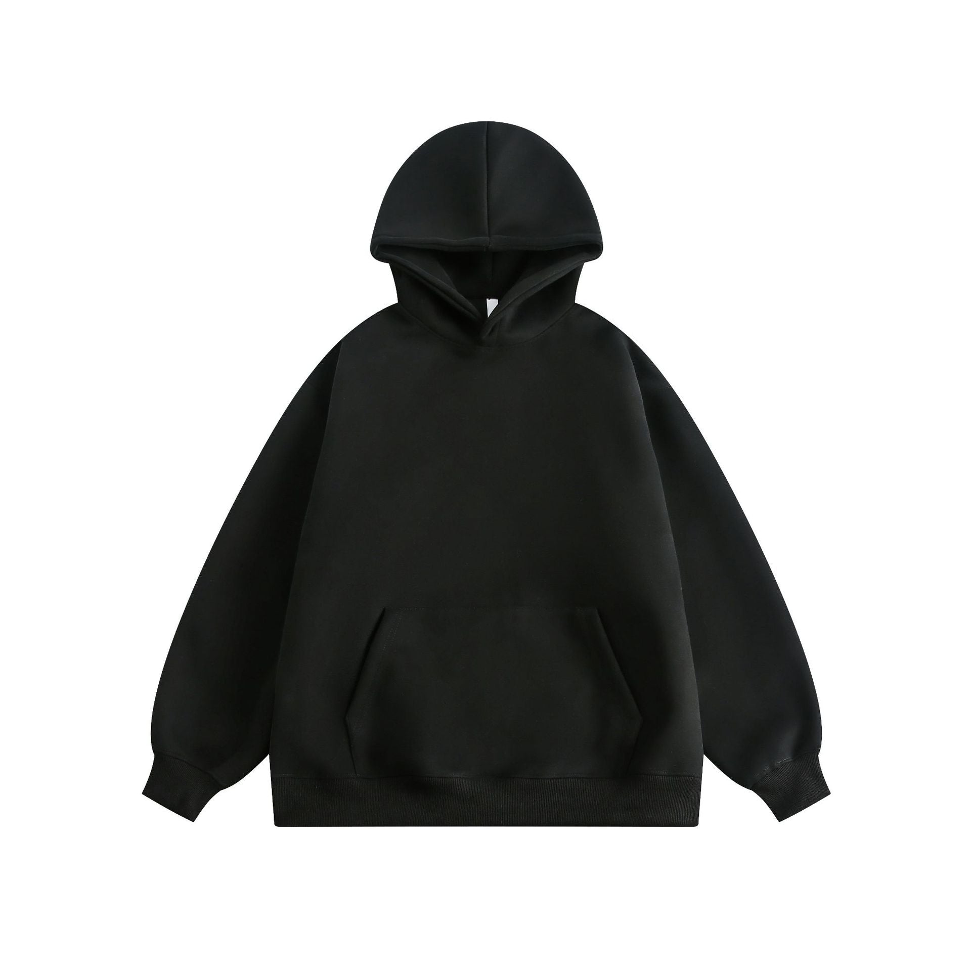 Cozy Solid Color Couple's Casual Pullover Hoodie