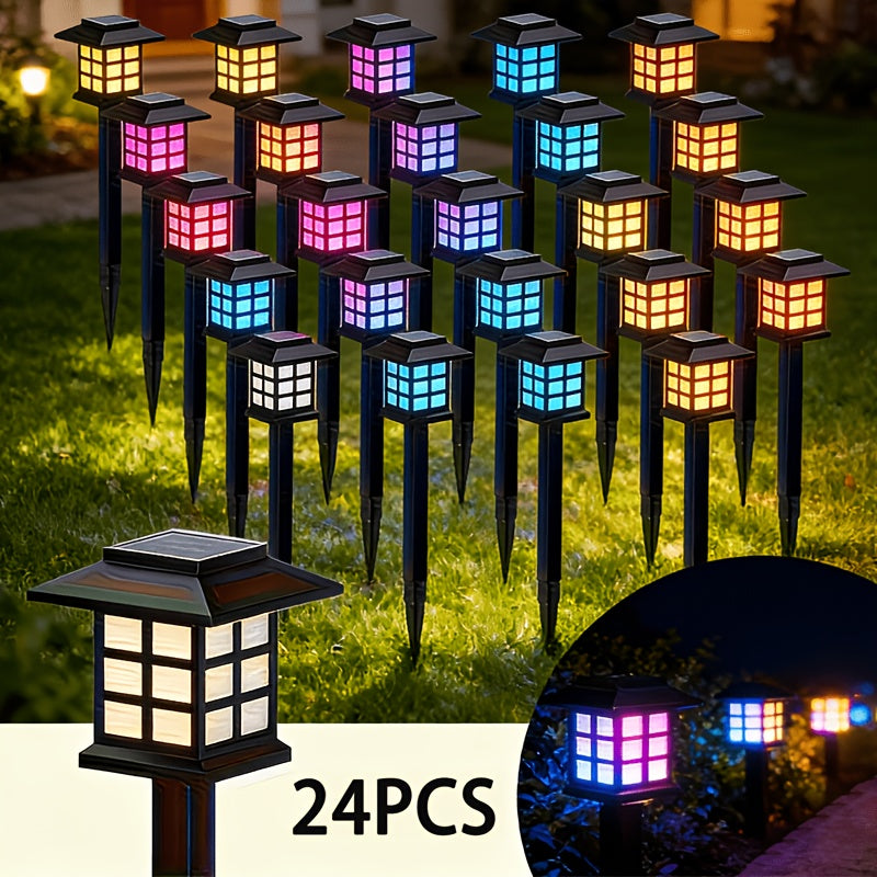Solar LED Outdoor Light – Warm White, IP44 Waterproof, Pack of 12