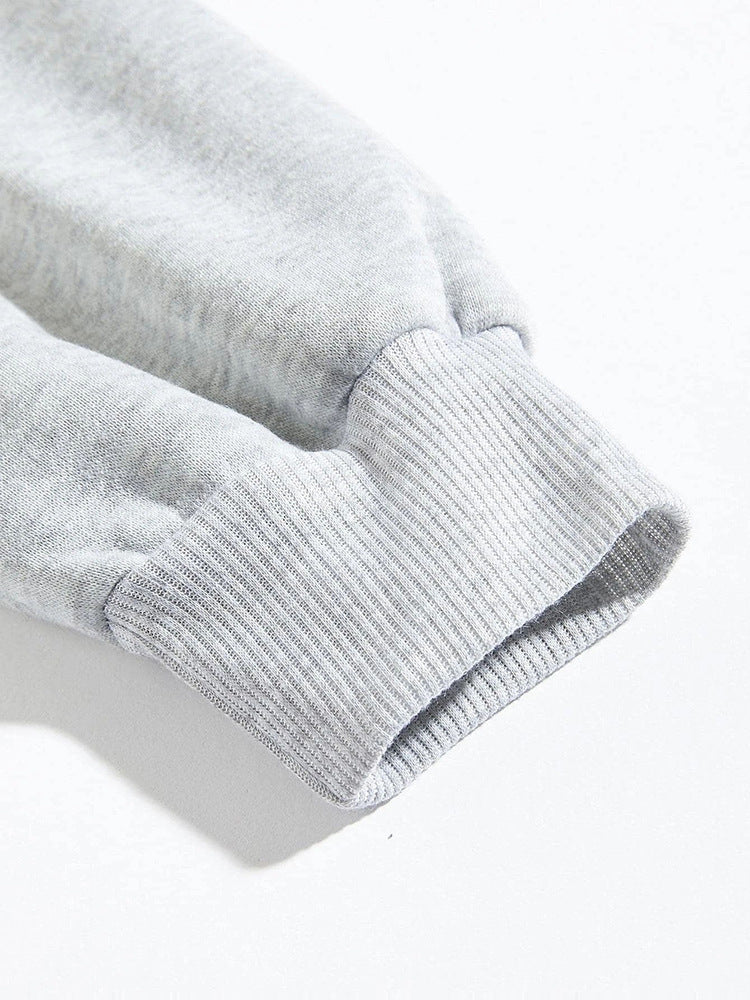 Women's Cozy Fleece-Lined Slogan Crewneck Sweatshirt