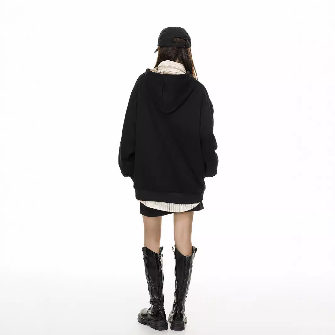 Women's Vintage Streetwear Hooded Sweatshirt