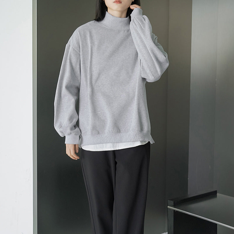 Cozy Oversized Brushed Fleece Pullover Hoodie for Women