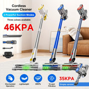 35-46 KPA Lightweight Vacuum Cleaner with Upgraded Green LED, Anti-tangle Brush, Removable Battery, Multiple Suction Levels, Up to 45 Minutes Of Battery Life, Women's Car Accessories, Vacuum Cleane...