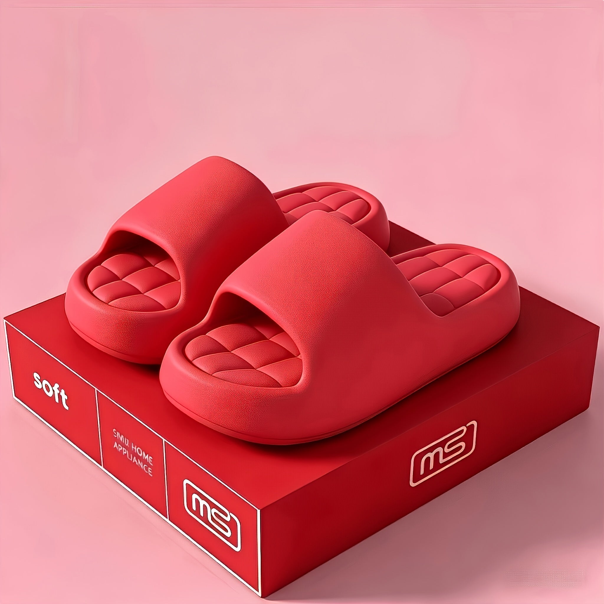 Unisex Platform Slippers with Soft Non-Slip Soles in Multiple Colors