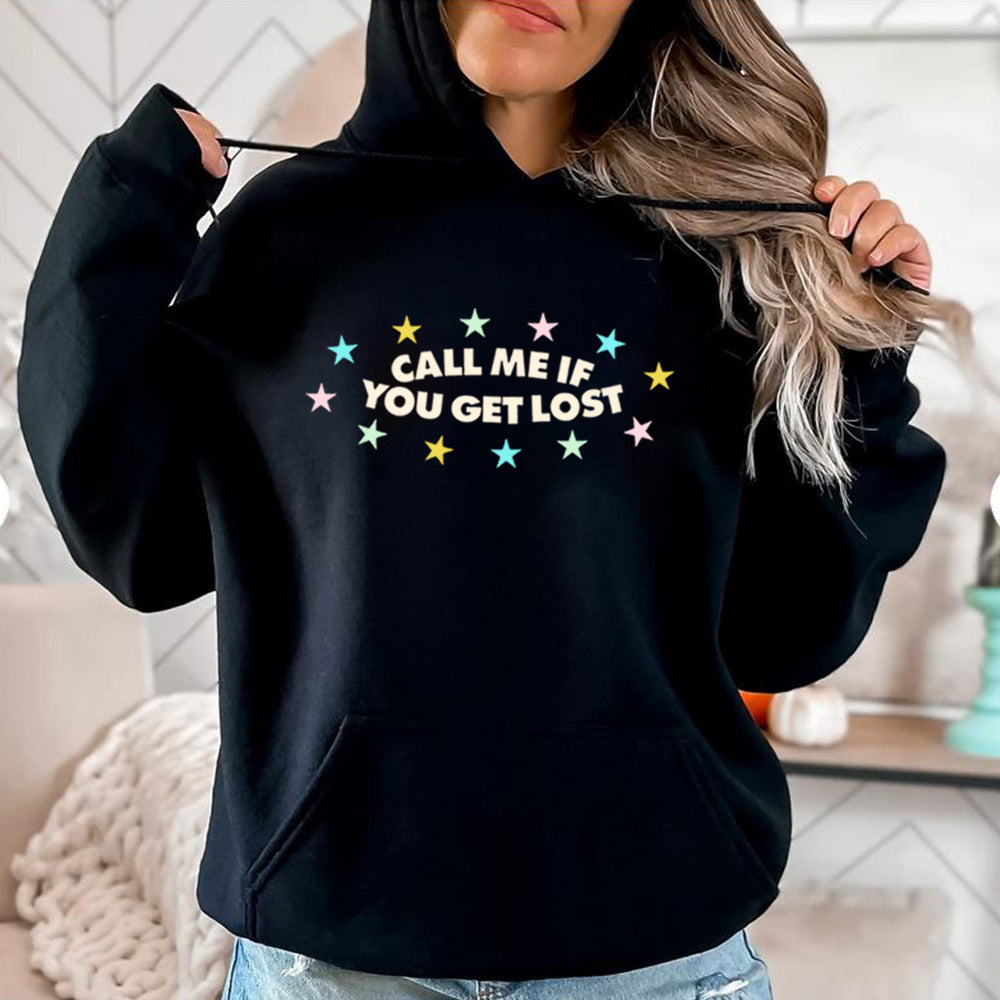 If You Get Lost Call Me Retro Streetwear Hoodie