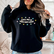 If You Get Lost Call Me Retro Streetwear Hoodie