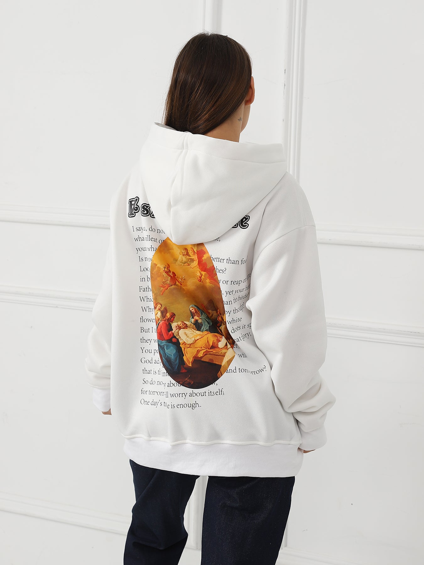 Chic Women's Printed Long Sleeve Casual Sweatshirt