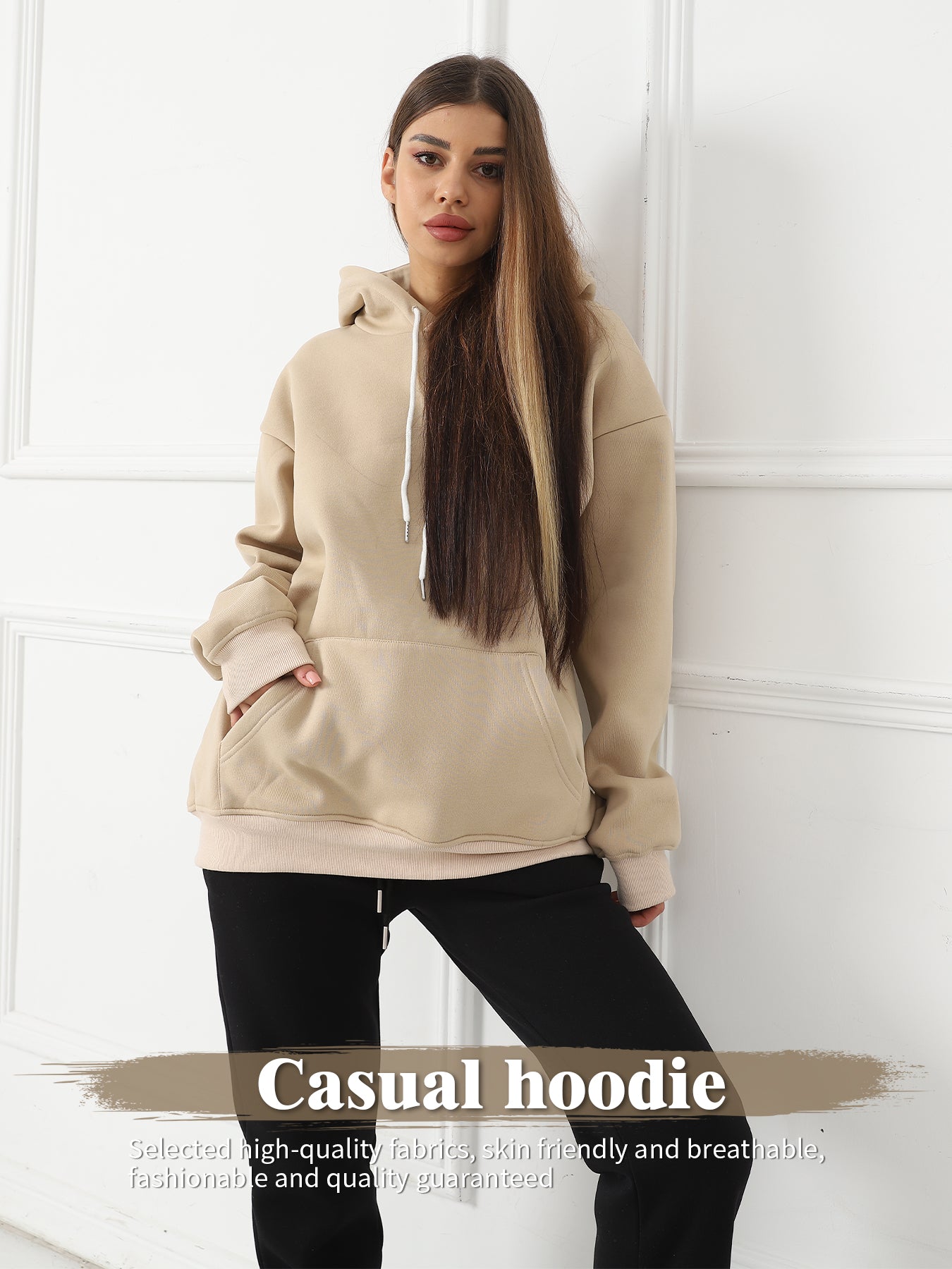 Chic Women's Printed Long Sleeve Casual Sweatshirt