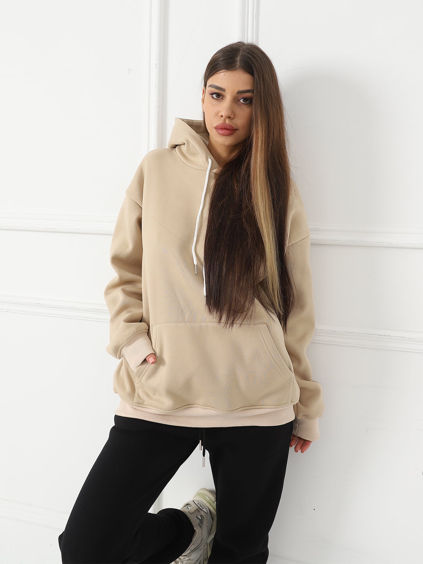Chic Women's Printed Long Sleeve Casual Sweatshirt