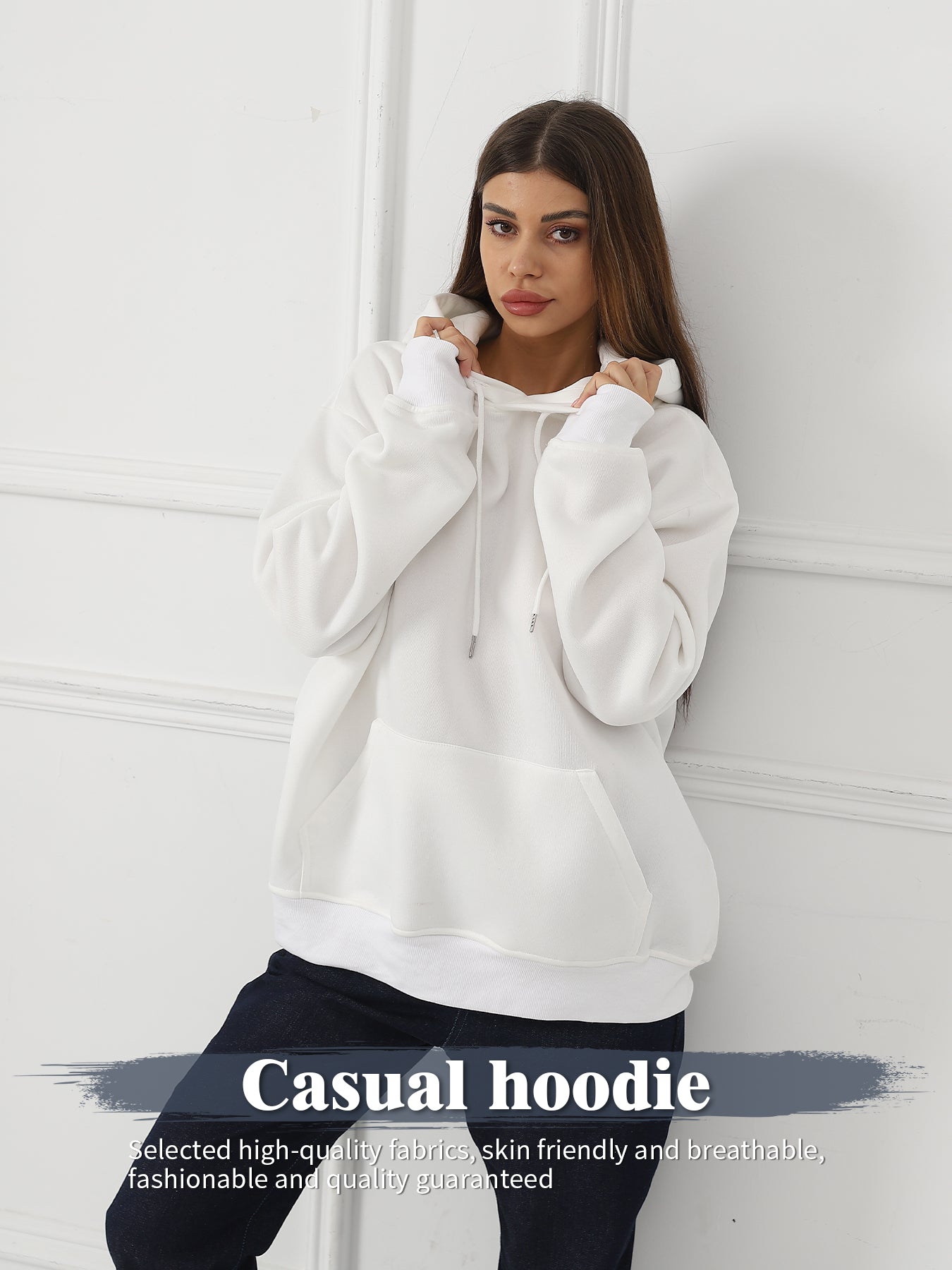 Chic Women's Printed Long Sleeve Casual Sweatshirt