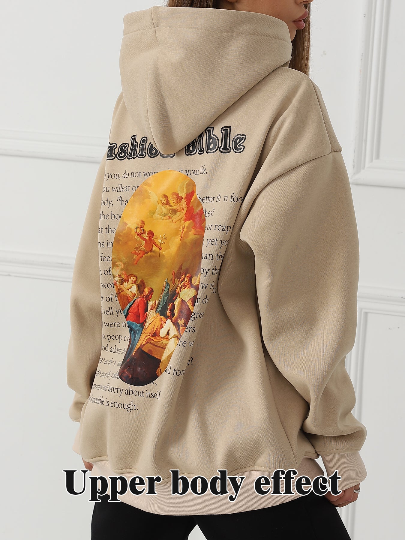 Chic Women's Printed Long Sleeve Casual Sweatshirt