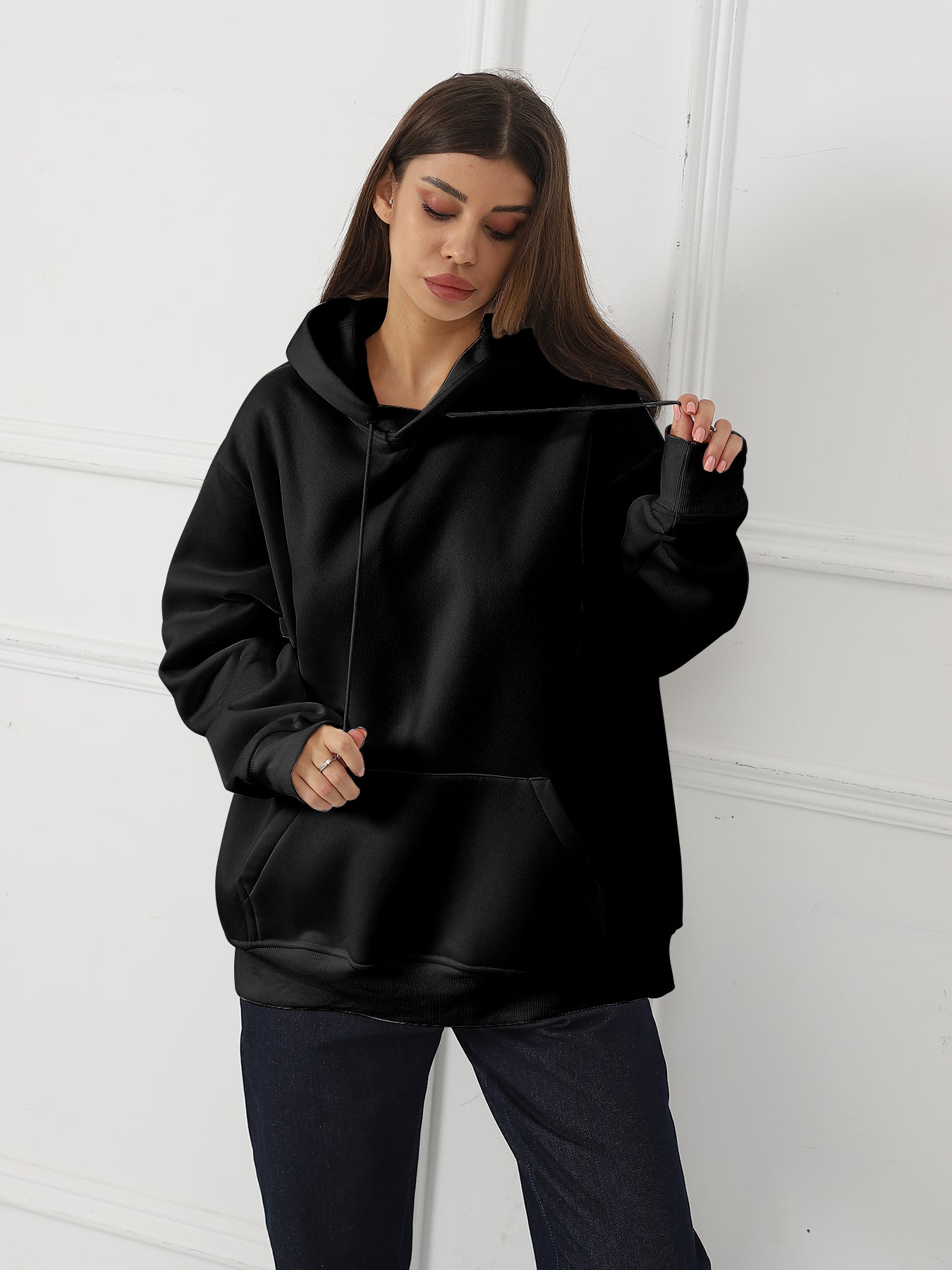 Chic Women's Printed Long Sleeve Casual Sweatshirt