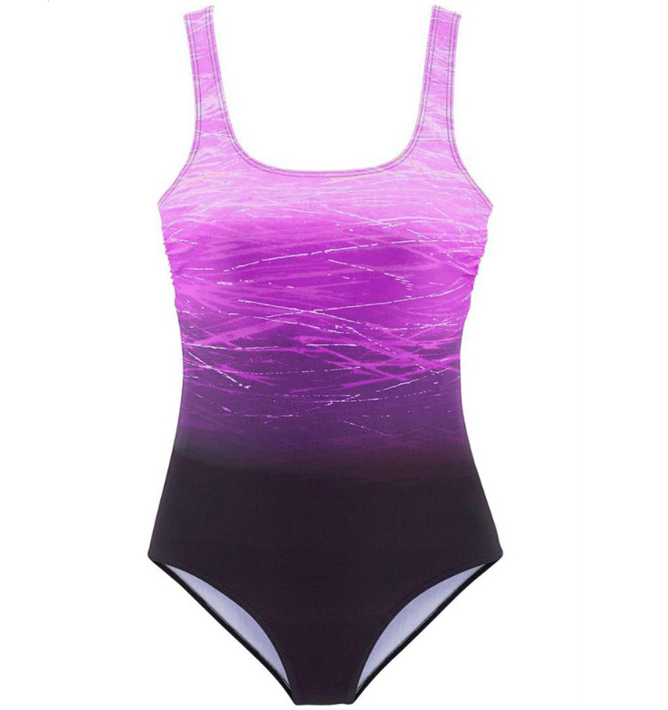 Women's Gradient One-Piece Swimsuit Sexy Swimwear
