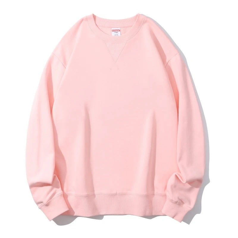Men's Heavy Cotton Terry Crewneck Pullover Sweater