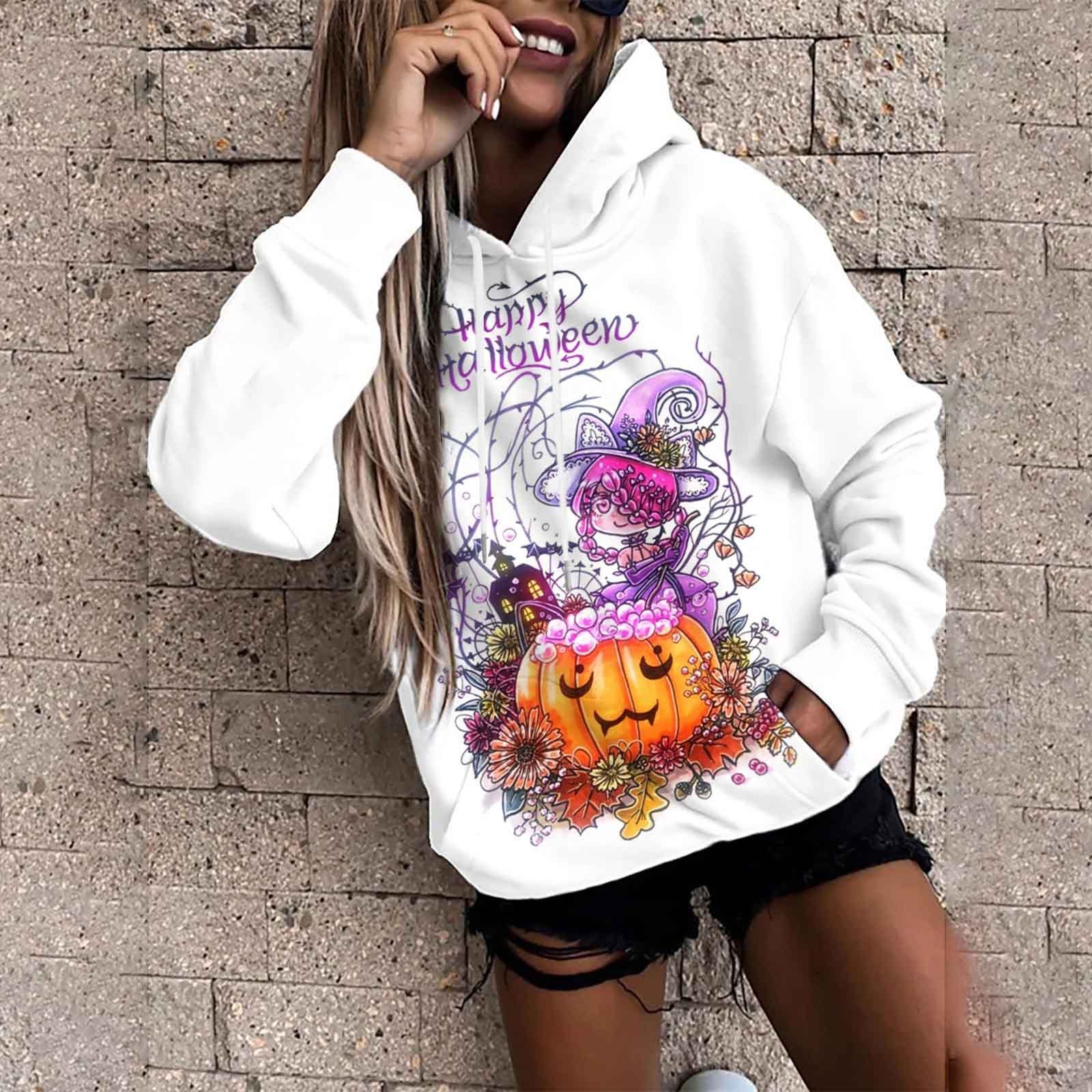 Women's Halloween Padded Streetwear Sweatshirt