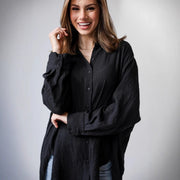 Chic Casual Loose Long Sleeve Women's Fashion Top
