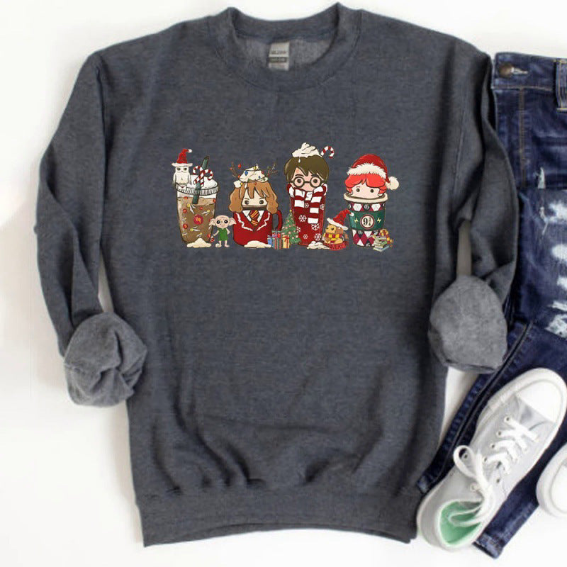 Women's Magic Wizard Christmas Sweatshirt Holiday Pullover