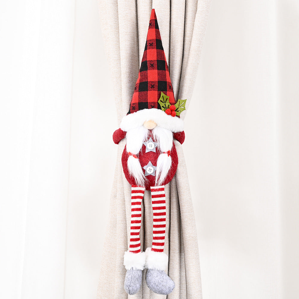 Christmas Decorations Forest Elderly Curtain Buckle