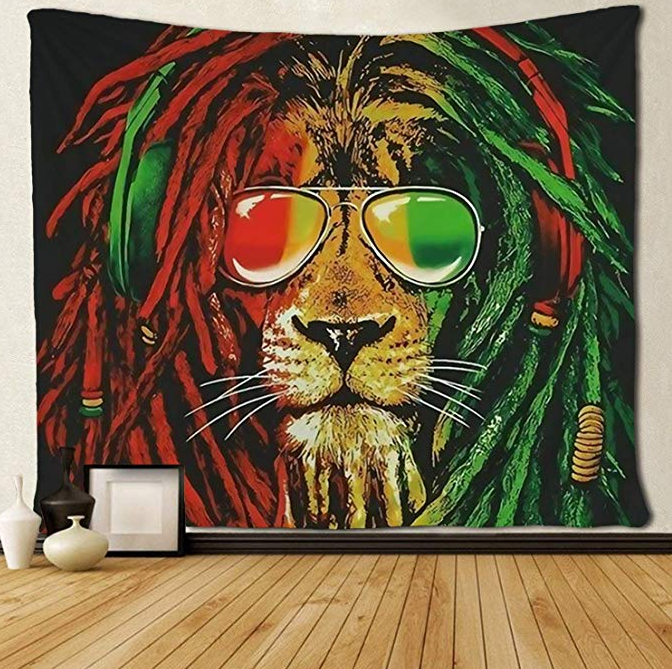 Lion Tapestry Art Wall Hippie Art Lion King Tapestry