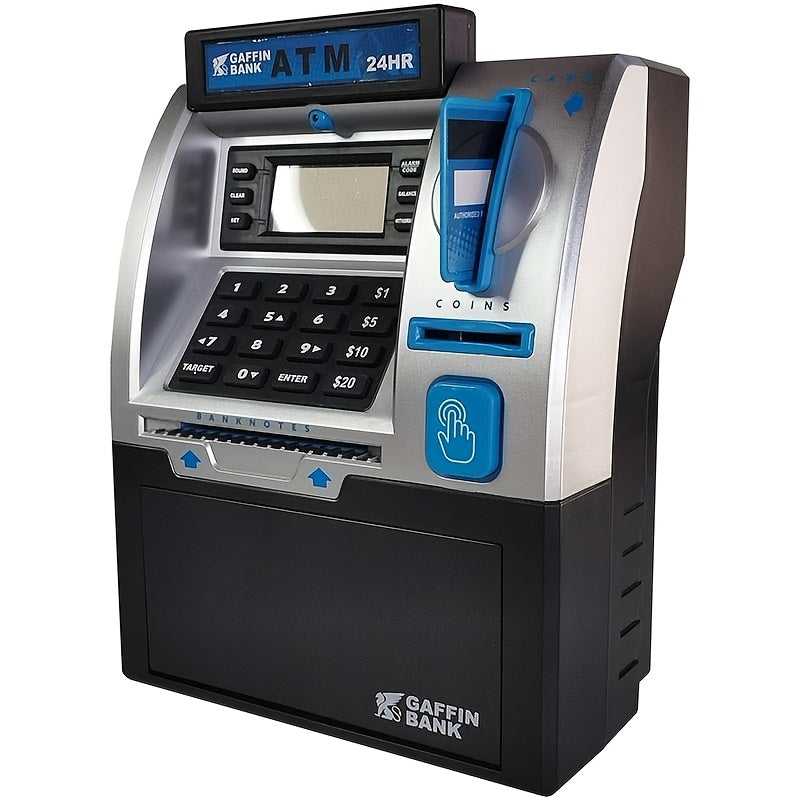 Electronic Digital Safe with Debit Card, Cash Scanning, Coin & Bill Slots and Balance Calculator