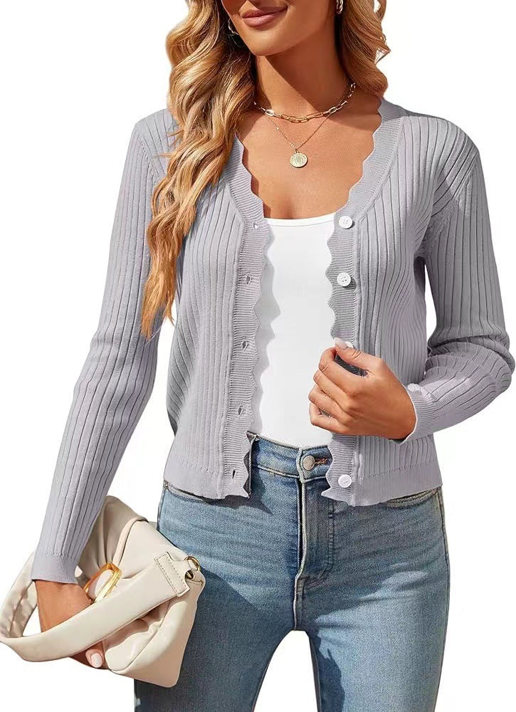 Early Autumn New Women's Knitted Cardigan Top