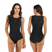 Flattering One-Piece Swimsuit for Beach & Pool