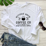Witches Brew Graphic Print Streetwear Pullover Hoodie