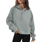 Cozy Fleece-Lined Zip-Up Winter Hoodie
