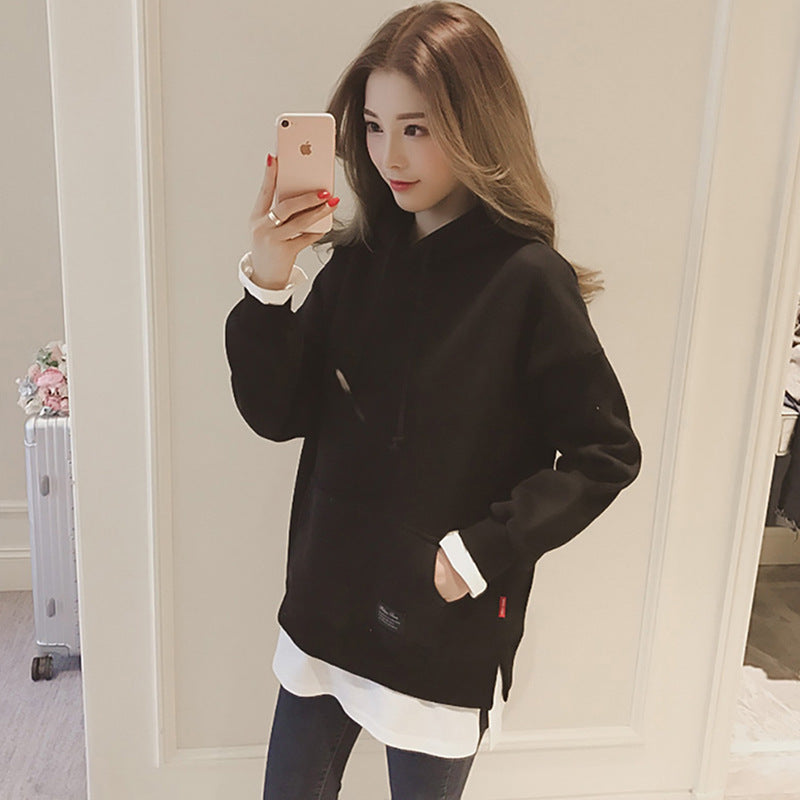 Women's Lightweight Hooded Cotton Casual Sweatshirt