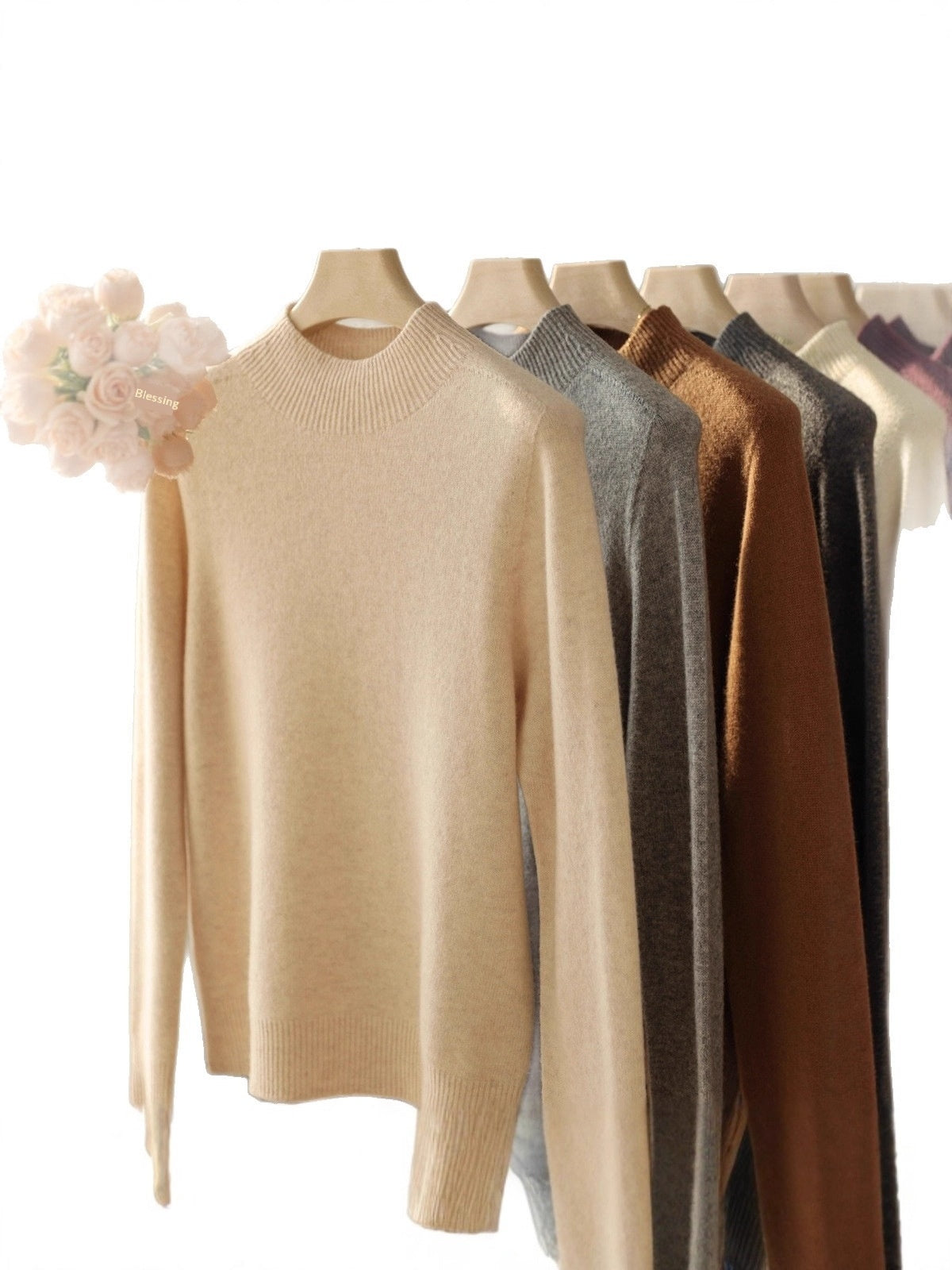 Wear Everywhere Versatile Seamless and Extra Thick Wool Knit Sweater