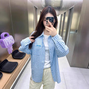 High-quality Plaid Shirt Casual Loose-fitting Versatile Outerwear With A Stylish Layered And Laid-back Vibe