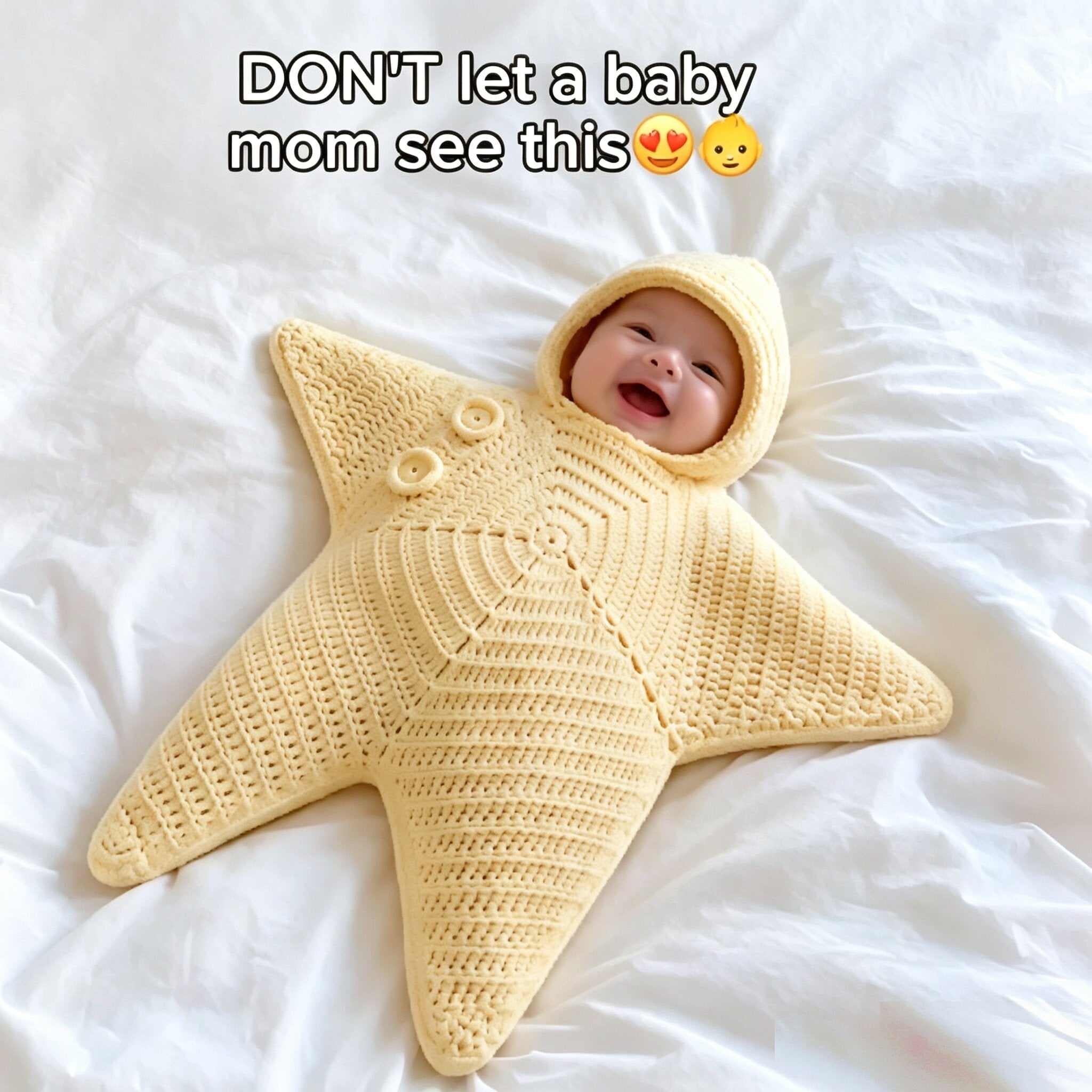 Starfish Baby Sleeping Bag Romper Jumpsuit