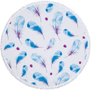 Round Printed Beach Towel