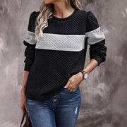 Cozy Contrast Hoodie for Women - Spring & Autumn Essentials
