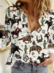 Women's Casual Long Sleeve Spring Blouse