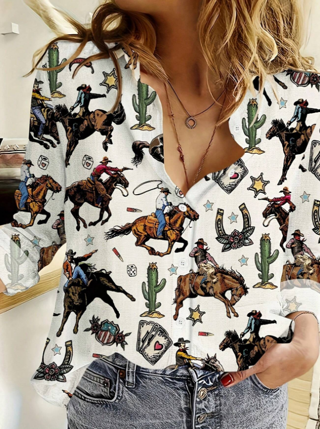 Women's Casual Long Sleeve Spring Blouse