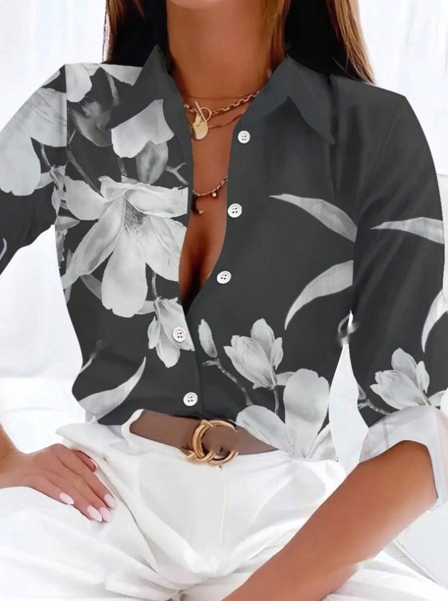 Women's Casual Long Sleeve Spring Blouse