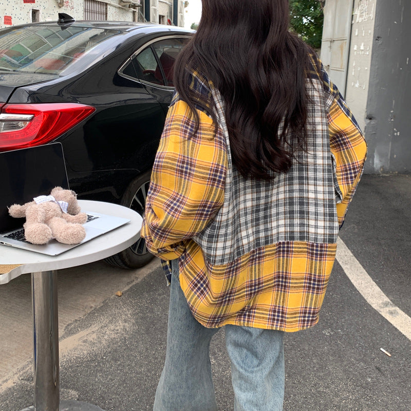 American Retro Casual Loose Shirt Coat