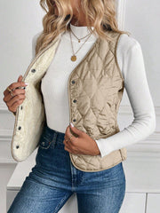 Cozy Plush Lined Vest for Women - Winter Essential