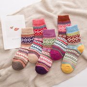 Warm Women's Rabbit Wool Socks for Cold Weather