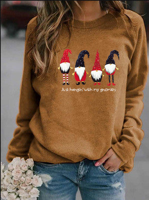 Cozy Letter Print Crew Neck Sweatshirt